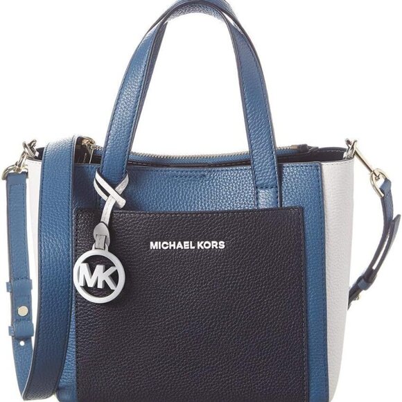Michael Kors Gemma Satchel Crossbody Colorblock - Picture 11 of 11